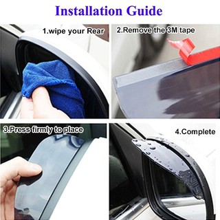 Bộ 2 vỏ bọc kính chiếu hậu chống mưa chống nắng linh hoạt chất lượng cao cho xe hơi