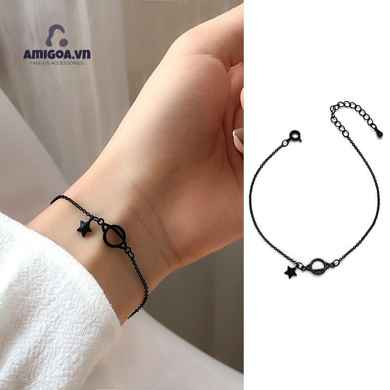 ✨✨Vòng đeo tay hình hành tinh màu đen