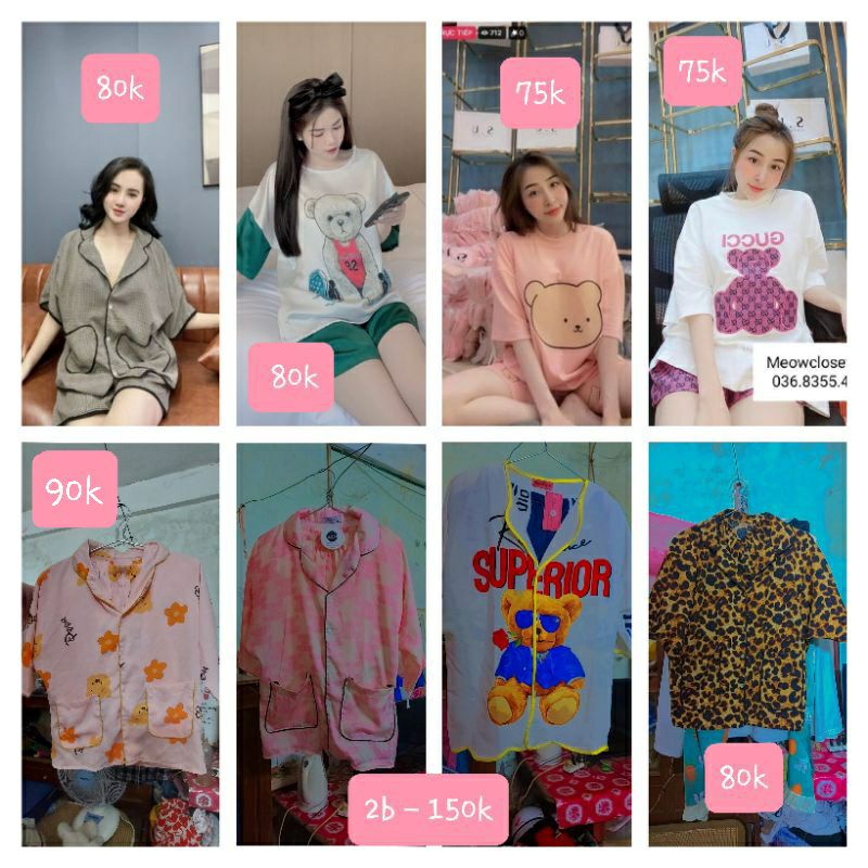 📣 PASS PIJAMA NEW 95%-100% Giá cả ib e Cam kết như hình 😁