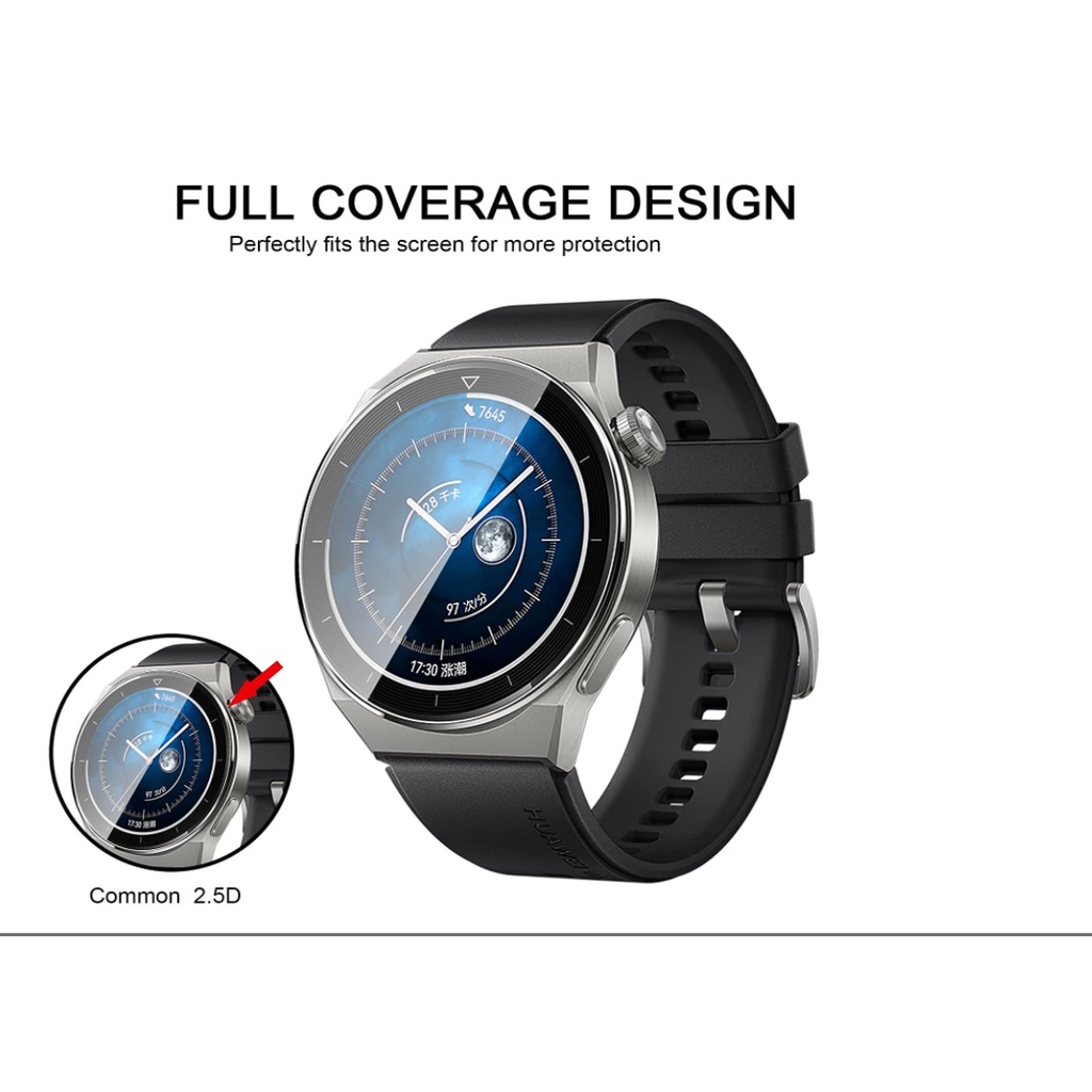 Set 4 Miếng Dán Màn Hình Chống Trầy Cho Huawei Watch GT 3 Pro 46mm 43mm Gt3