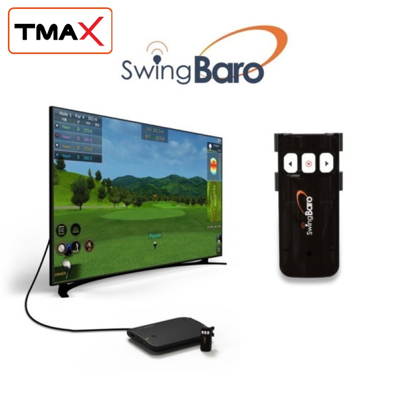 Máy Mô Phỏng Golf 3D Cao Cấp TMAX SWING BARO Chơi Golf Tại Nhà Dễ Dàng 02 Chế Độ Tập Luyện + 05 Chế Độ Short Game.