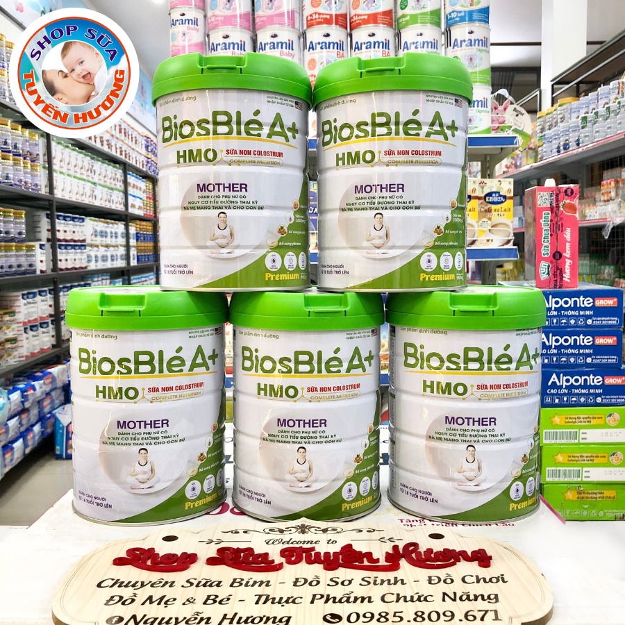 Sữa BiosBle A+ HMO Mother số 0,1,2 hộp 900G - Bioble