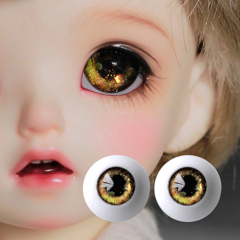 Mắt Nhựa 10mm 12mm 14mm 16mm 18mm Chuyên Dụng Cho Búp Bê 1/12 1/8 1/4 1/3