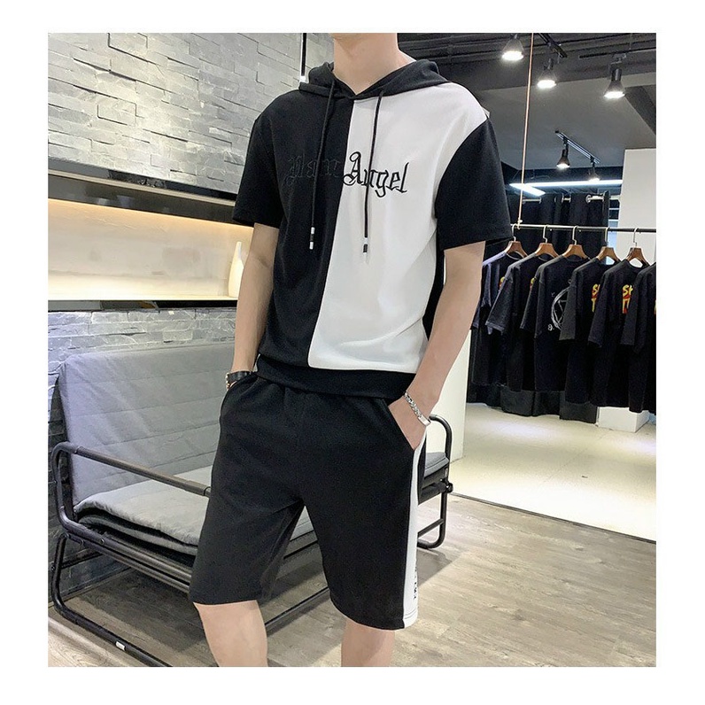 Bộ thể thao Unisex nam nữ Có Nón ANGEL  FREESHIP  mặc nhà, đi chơi, phối mày phong cách