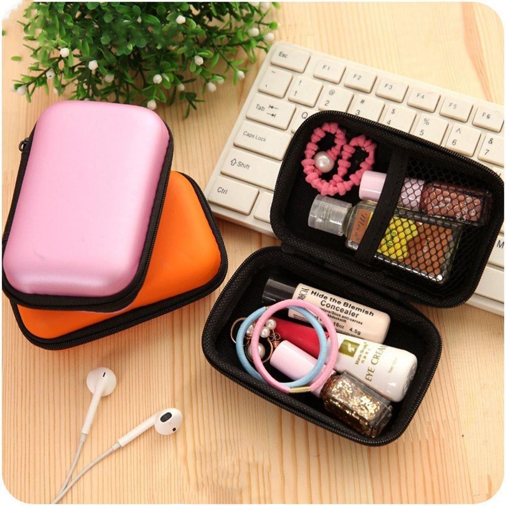 Hộp Đựng Tai Nghe/Chìa Khóa/Trang Sức/Trang Sức Mini Dùng Khi Đi Du Lịch