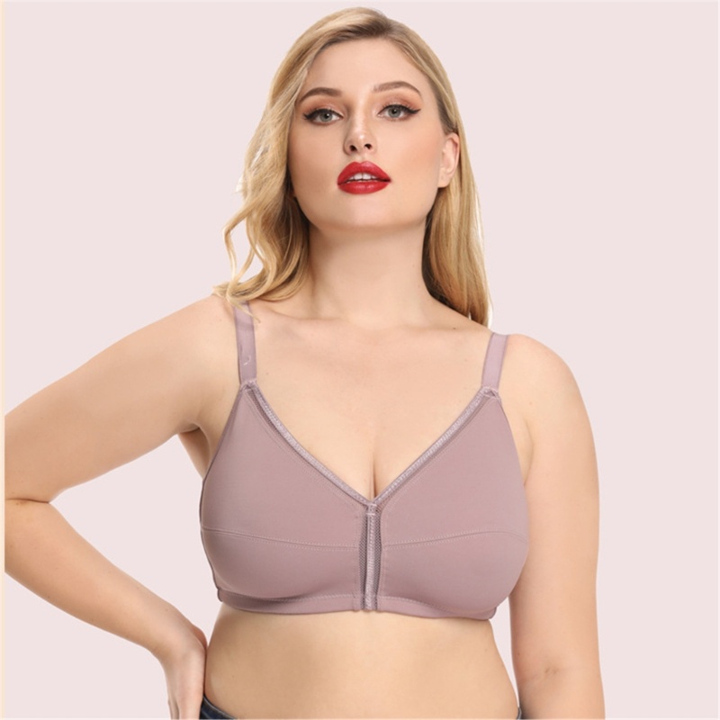 Brroa Áo Lót Thể Thao Nâng Ngực Không Gọng Không Đường May Cỡ Lớn Thoải Mái Cho Nữ
