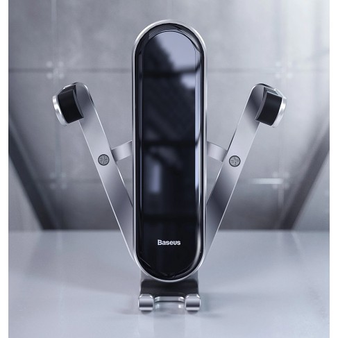 Giá Đỡ Điện Thoại Baseus Penguin Gravity Phone Holder Có Thể Xoay 360 Độ, Có Chân Kẹp Vào Cửa Gió Điều Hòa Dùng Trên Xe