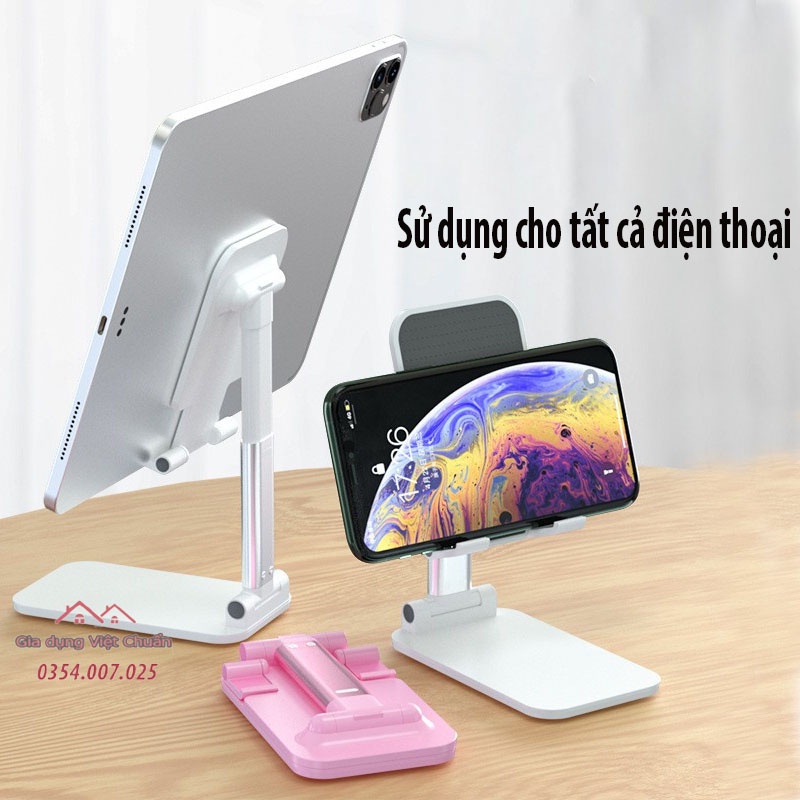 Giá đỡ điện thoại iPad để bàn có thể gập gọn, chống tê mỏi tay GD151