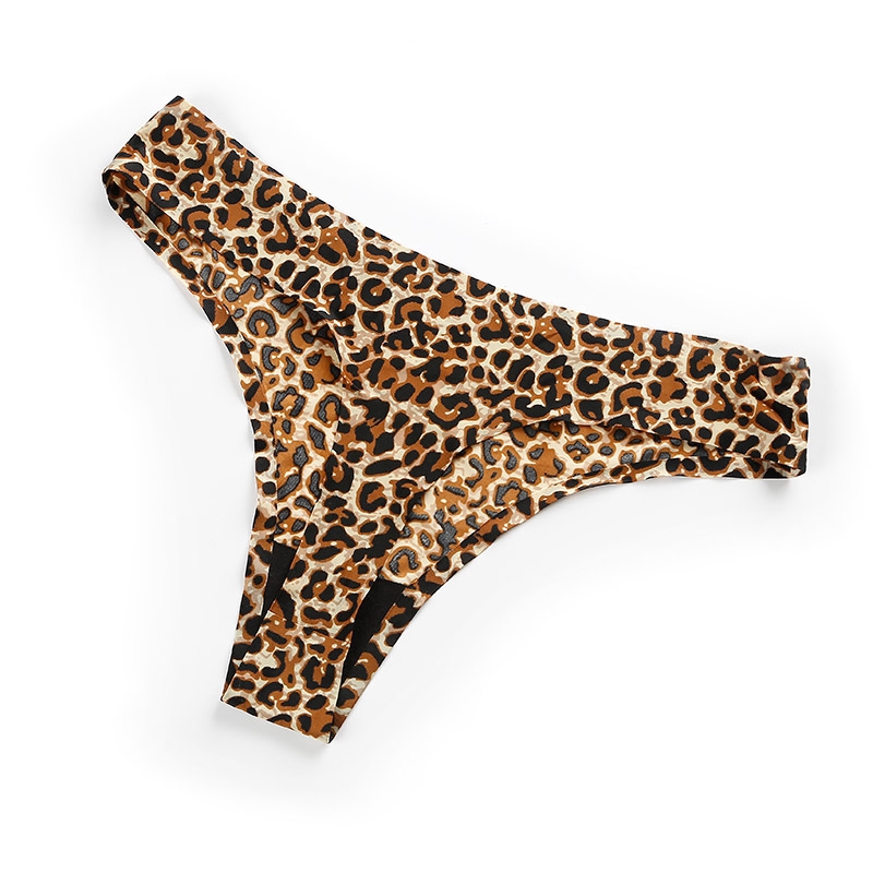 Bộ 3 quần lót lọt khe ZXYOUPING họa tiết da báo độc đáo plus size M-Xxl
