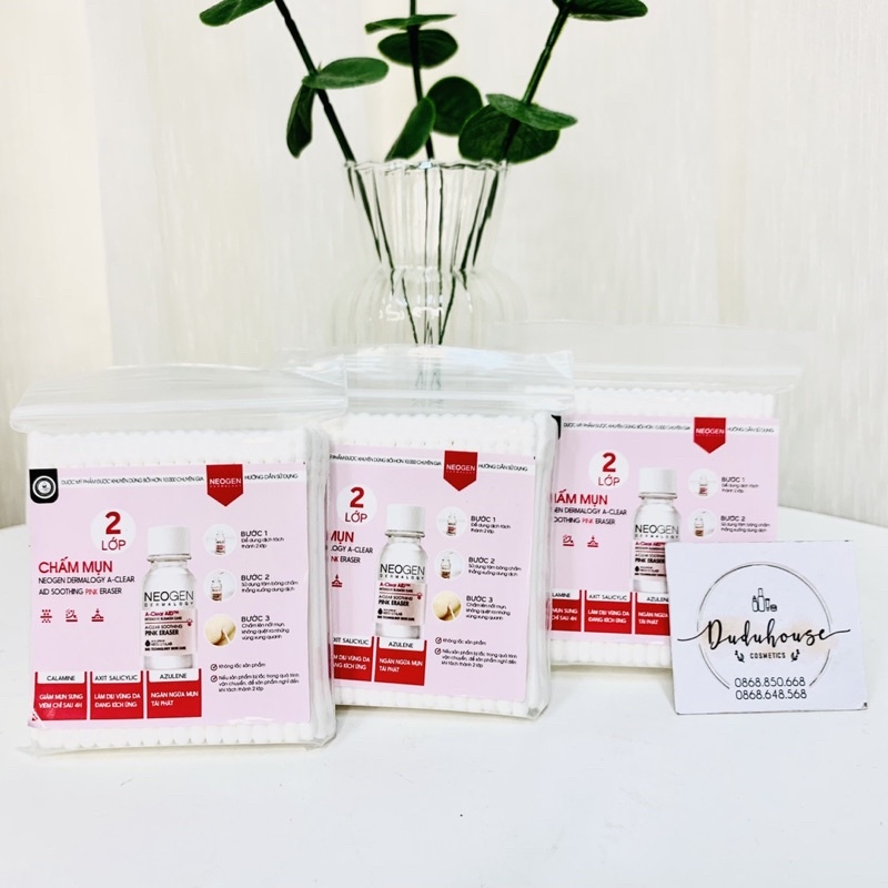 Tăm Bông Gỗ Hỗ Trợ Nặn Mụn Và Chấm Mụn Neogen