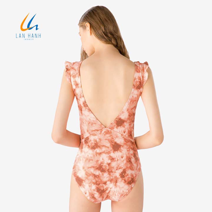 Đồ bơi một mảnh ôm body kèm váy rời Lan Hạnh 10415-CA203