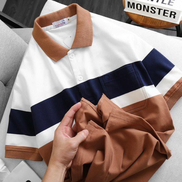 ÁO THUN NAM SỌC THUN MỀM MỊN CÓ TÚI