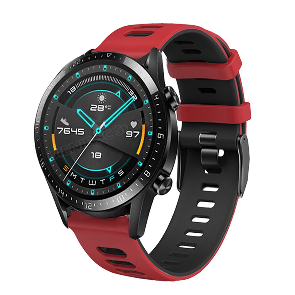 Dây đeo silicon cho đồng hồ thông minh Huawei GT2 46mm/ 2E/ Honor Magic 2 46mm