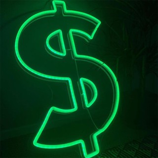  Đèn Trang Trí Led Neon Sign Dolar