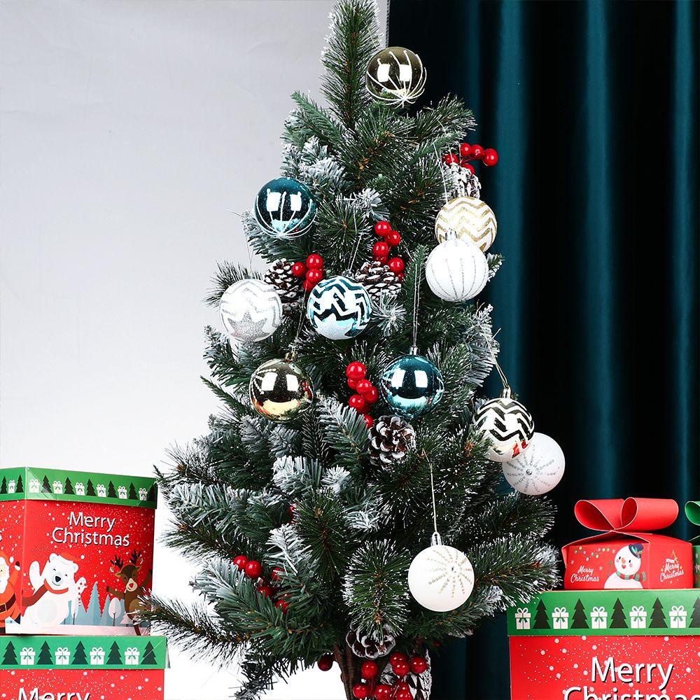 LAKAMIER Set 24 Quả Châu Trang Trí Giáng Sinh Năm Mới