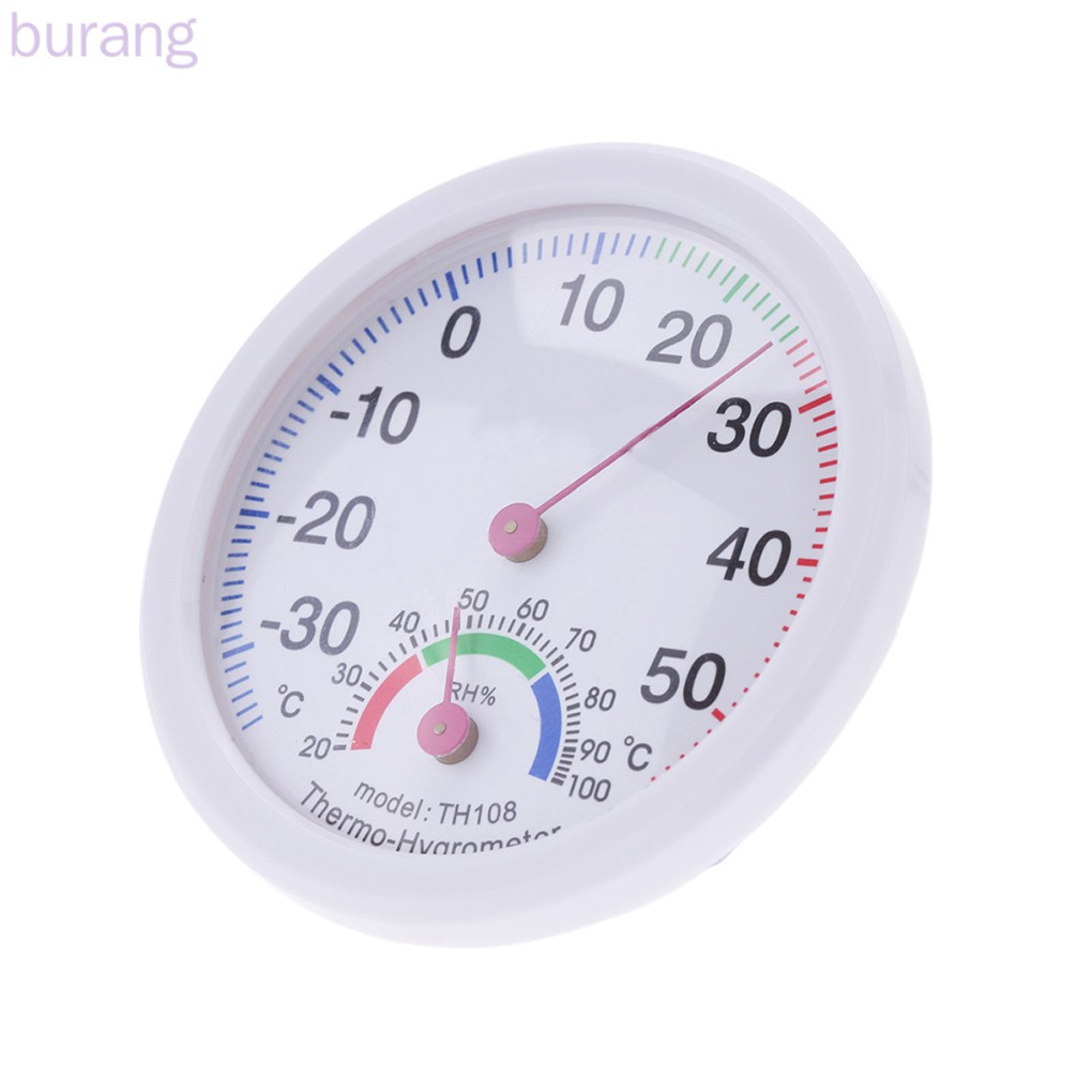 Đồng hồ đo nhiệt độ/ độ ẩm hình tròn tiện dụng