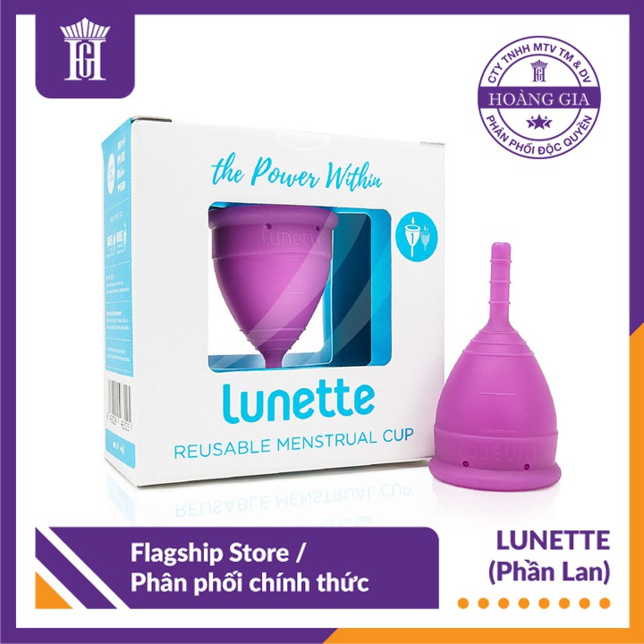 Cốc nguyệt san Lunette Phần Lan  - HÀNG CHÍNH HÃNG + TẶNG HỘP GIẤY LAU TIỆT TRÙNG CỐC NK PHẦN LAN TRỊ GIÁ 159K