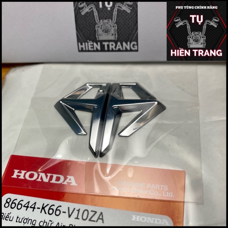 LOGO AB NỔI 3D MÀU BẠC/ĐỎ ZIN CHÍNH HÃNG HONDA