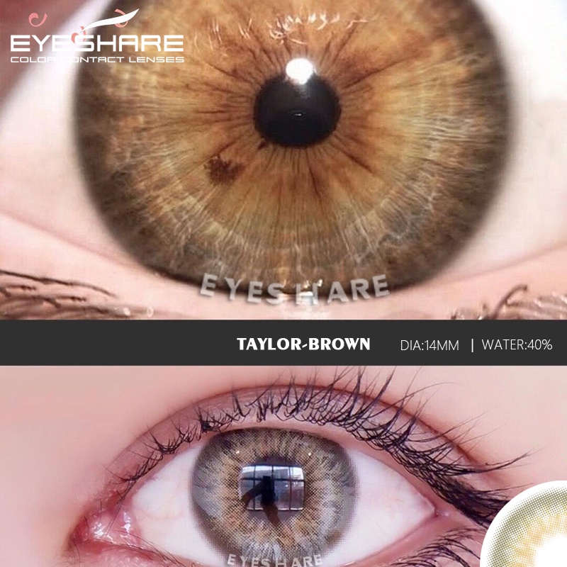 EYESHARE Cặp Kính Áp Tròng Màu Sắc Thời Trang