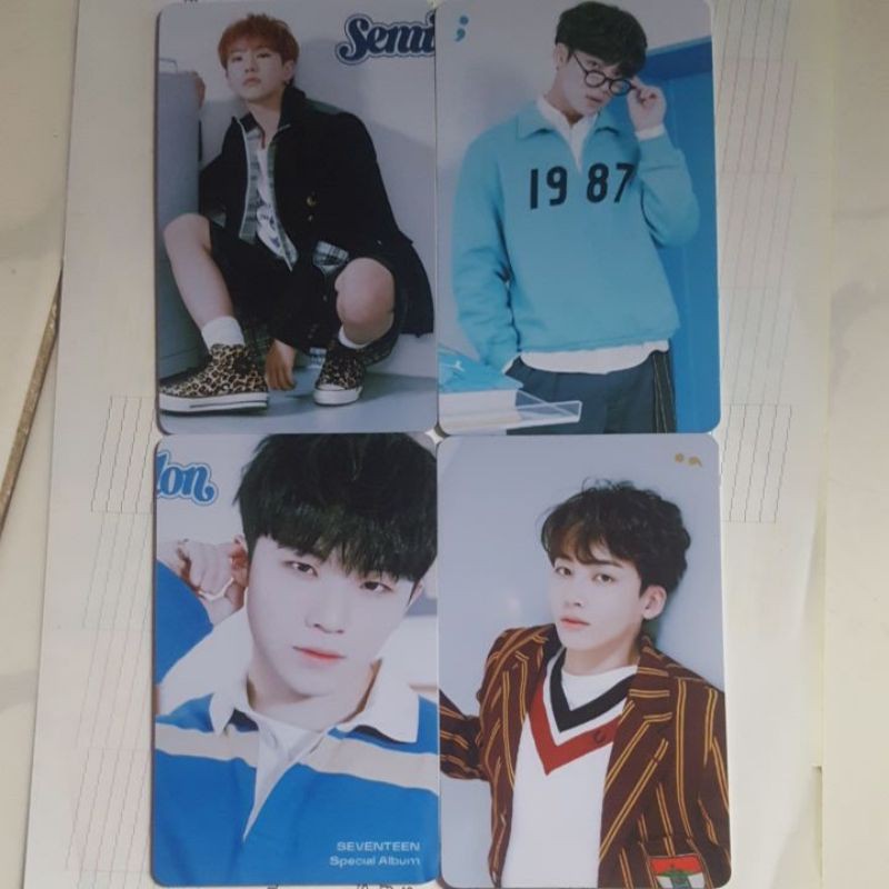 Set 14 thẻ card nhựa SEVENTEEN - Semicolon