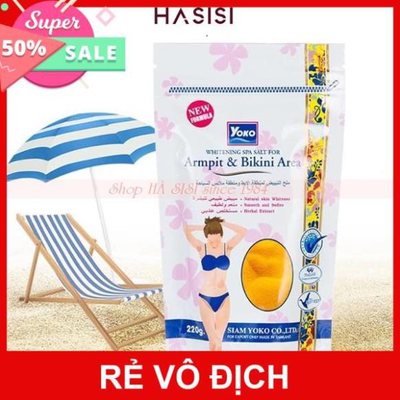 [CHÍNH HÃNG] Muối Tắm Tẩy Tế Bào Chết Làm Sáng Da Vùng Nách Và Bikini YOKO WHITENING SPA SALT