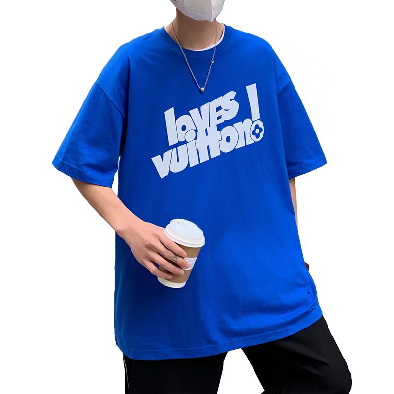 Áo Thun Tay Ngắn Dáng Rộng In Chữ Phong Cách Hip Hop Thời Trang Mùa Hè Cho Nam Và Nữ size M-5XL