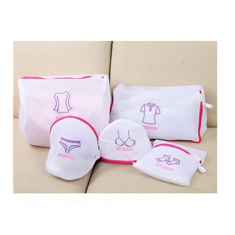 Set 5 túi giặt quần áo các kích thước 3 lớp siêu dầy