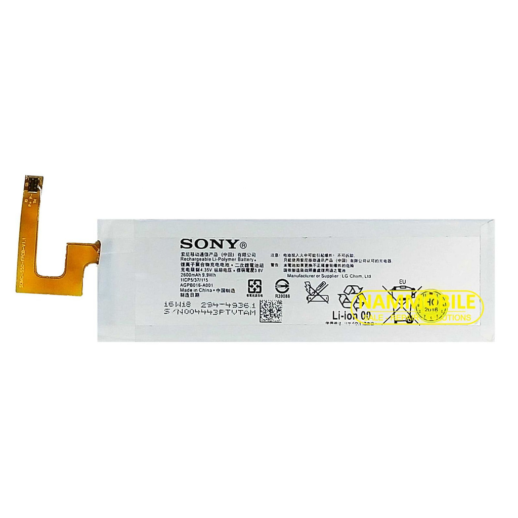 Pin Sony Xperia M5, E5663, E5603, E5633 2600mAh AGPB016-A001 zin chính hãng