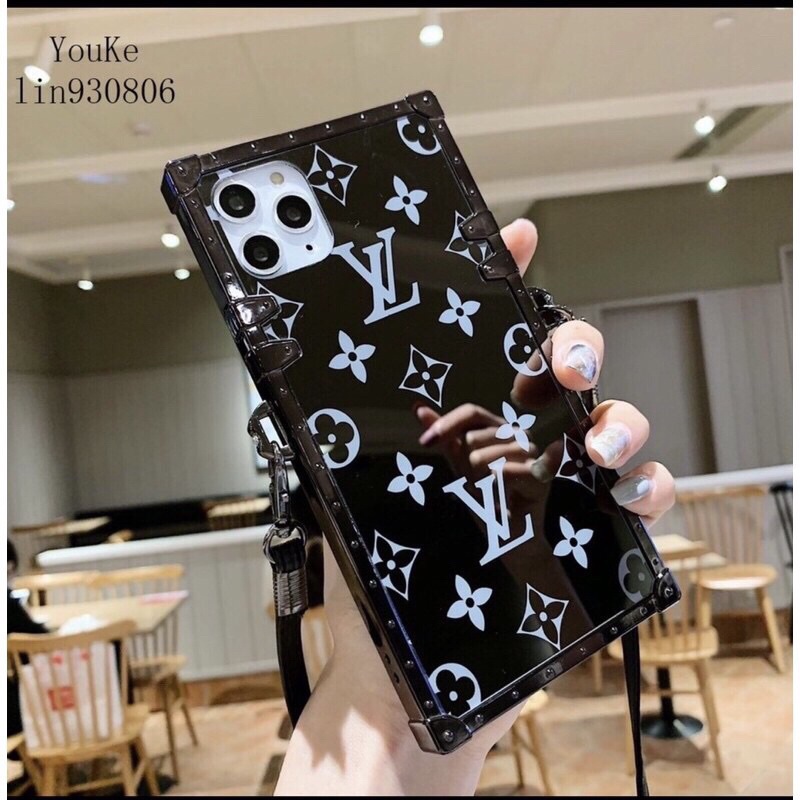 Ốp lưng iphone lv đẳng cấp vuông full viền ip /6- 6s plus/7-8 plus/X -XS max/11/ 11pro max/12 /12pro /12promax