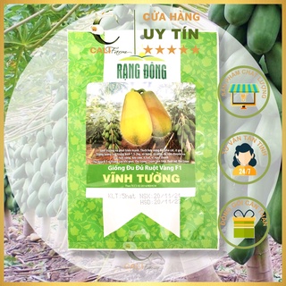 Hạt Giống Đu Đủ Ruột Vàng F1 Vĩnh Tường 5 hạt