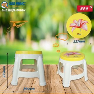 Ghế nhựa lùn BUDDY