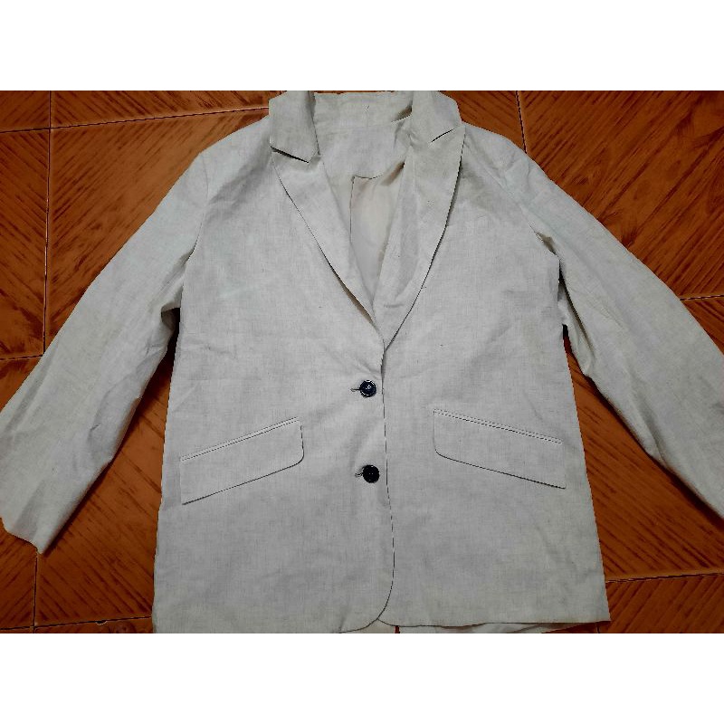 Sale áo vest linen from rộng xuất Âu