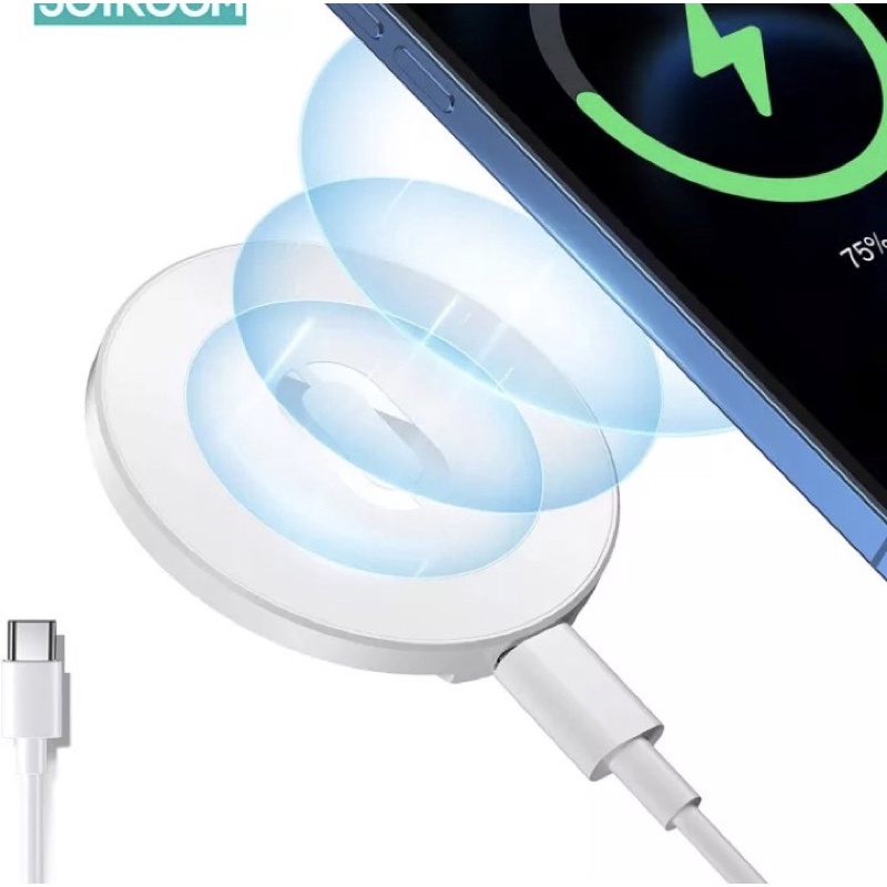 Đế Sạc Nhanh Siêu Mỏng Joyroom 15W, Sạc Không Dây Nam Châm  Cho 12 13 Huawei