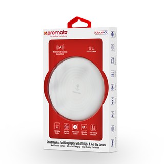 Đế Sạc Không Dây Promate CLOUD-QI.WHITE