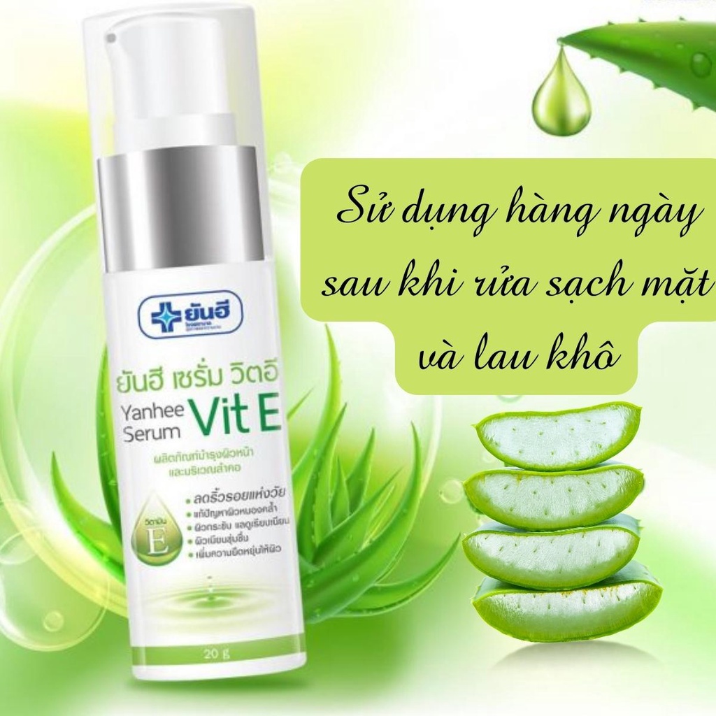 Serum Yanhee Vit E ngăn ngừa lão hóa, dưỡng sáng mờ thâm, giảm nếp nhăn, dưỡng ẩm và mờ sẹo 20g Thái Lan