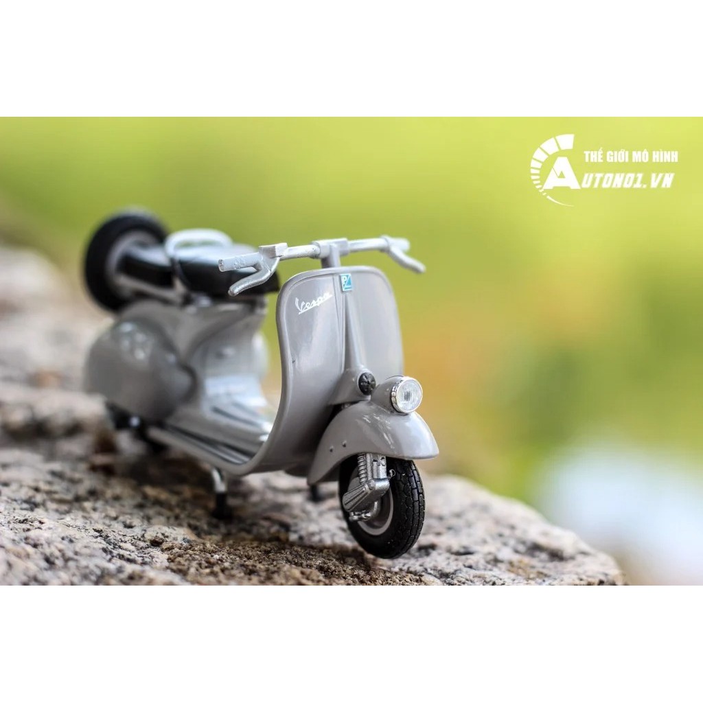 MÔ HÌNH XE VESPA 125CC 1953 GREY 1:18 WELLY 5724