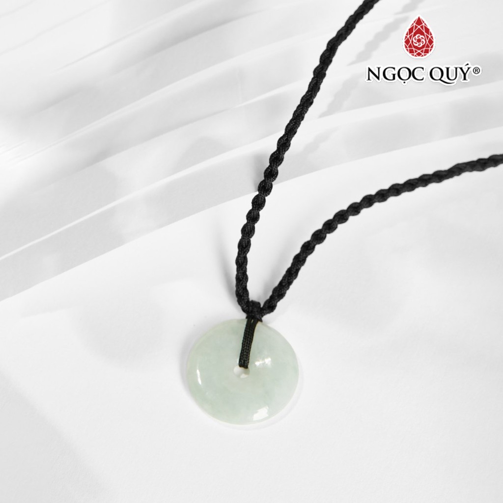 Mặt dây chuyền đồng điếu đá cẩm thạch A jadeite - Ngọc Quý