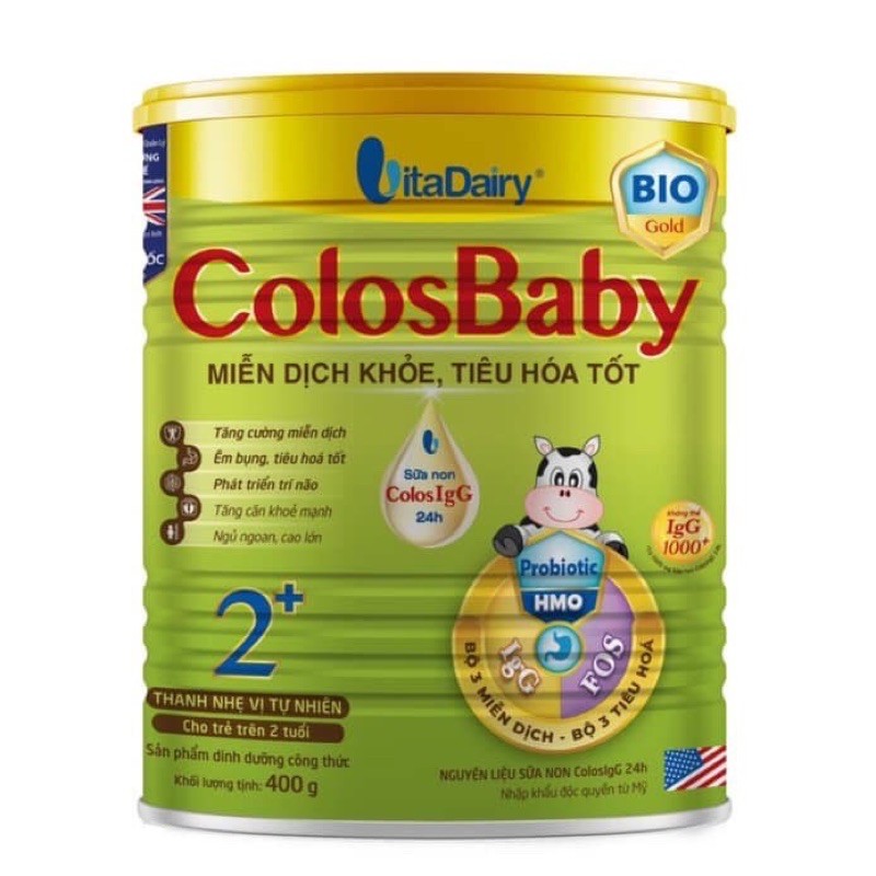 Sữa ColosBaby BIO 800g (1+,2+)