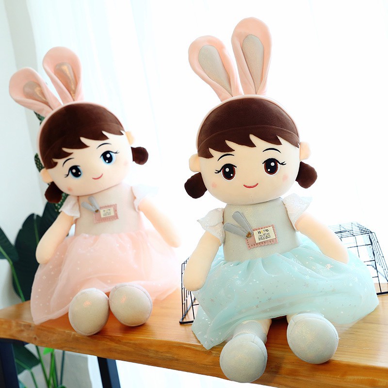 Búp Bê Tai Thỏ , Quà Tặng Cho Bé Size 60-80-1M