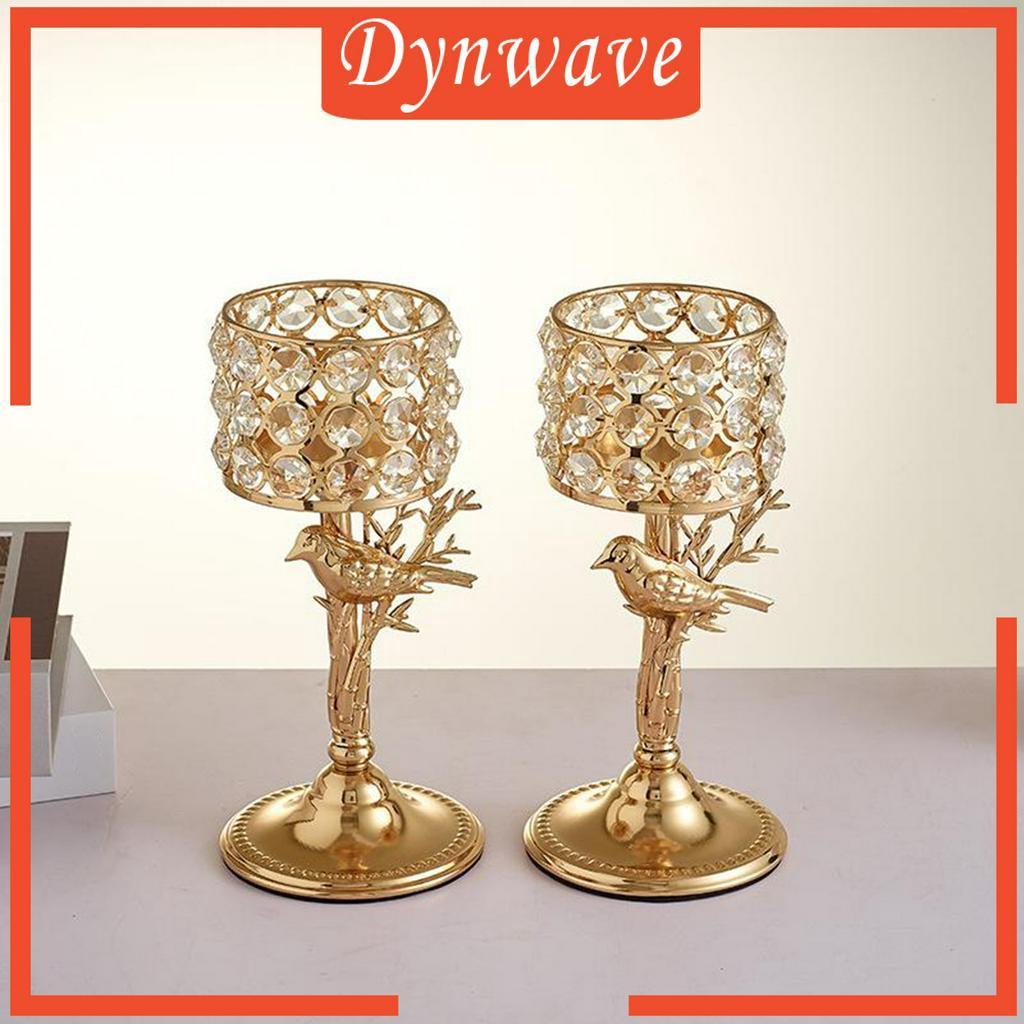 Chân Nến Pha Lê Trang Trí Nhà Cửa