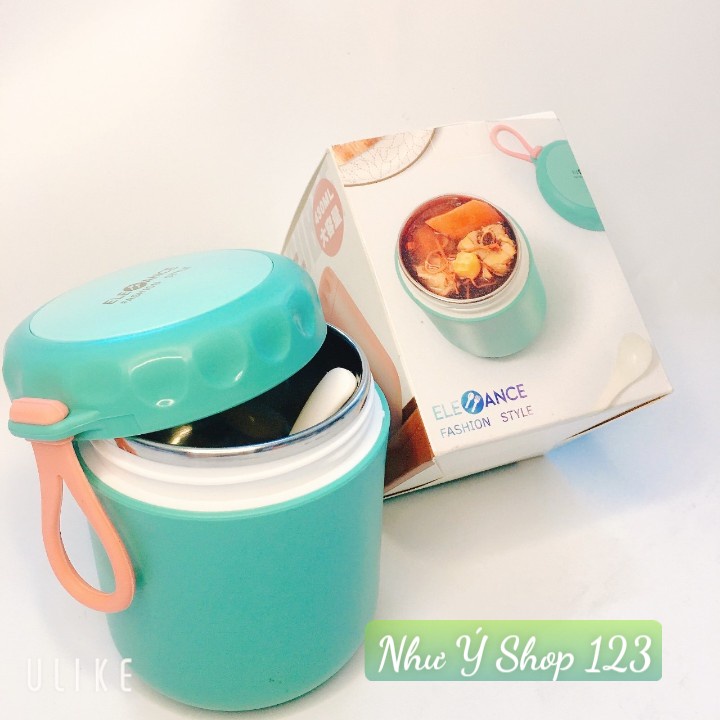 B27 - BÌNH Ủ CHÁO ELEFANCE CAO CẤP CÓ QUAI DUNG TÍCH 430ml