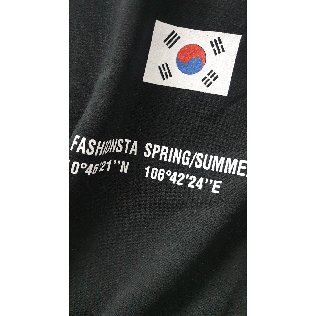 Áo sweater nỉ thêu chữ hàn | BigBuy360 - bigbuy360.vn