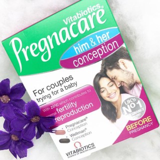 Tăng thụ thai pregnacare him her (Anh)