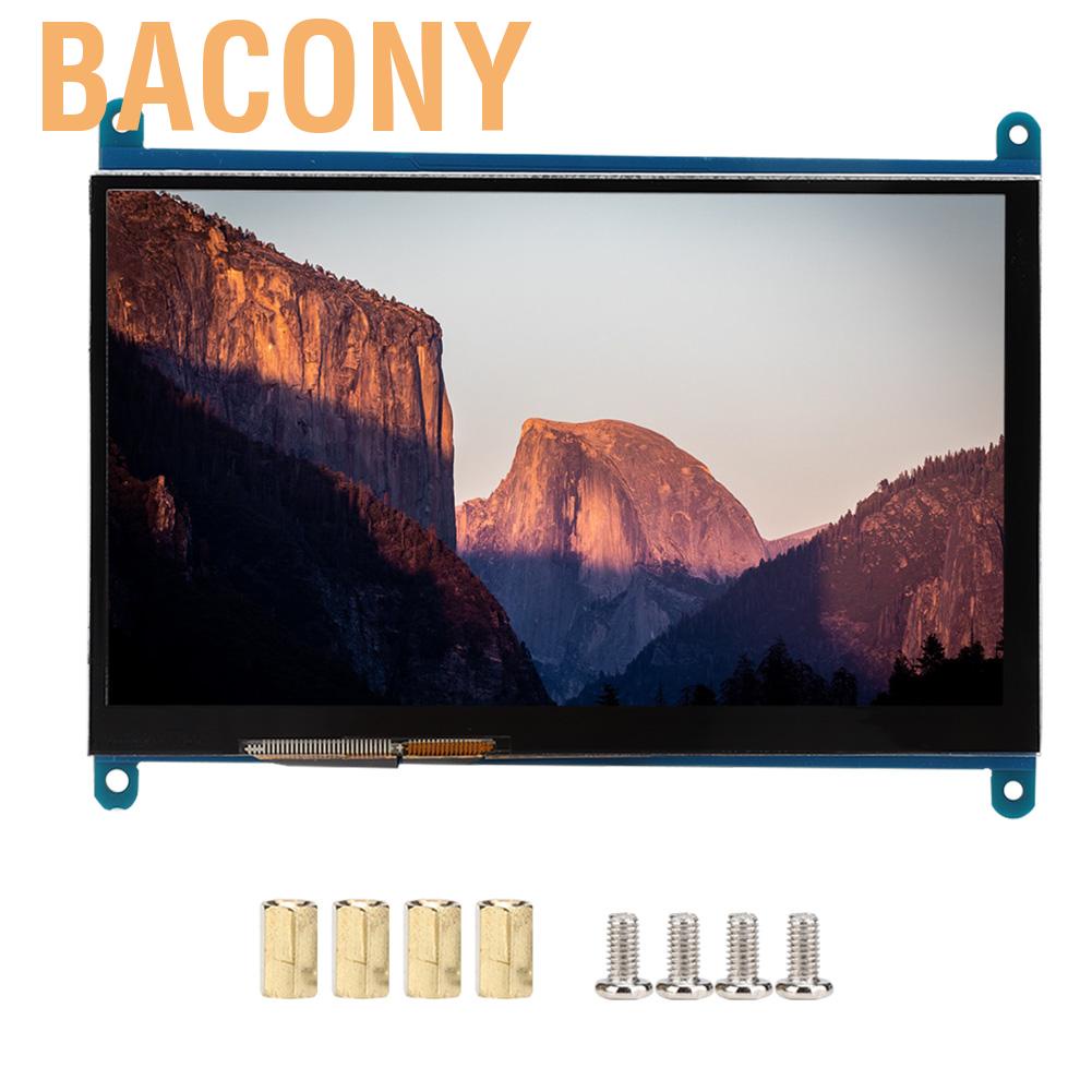 Bacony Capacitive Touch Screen  Ultra HD 1024x600 164.9 X 124.27Mm 7-Inch LCD for Raspberry Pi | BigBuy360 - bigbuy360.vn