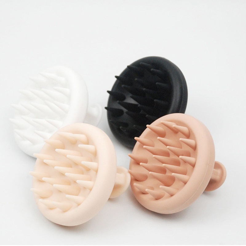 Bàn Chải Gội Đầu Massage Tẩy Tế Bào Chết Bằng Silicone Tiện Lợi YOUYO