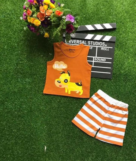 XẢ HÀNG BỘ BÉ TRAI BÉ GÁI SÁT NÁCH THUN 4 CHIỀU MỀM MỊN MÁT SIZE 1-2 GIÁ SỐC