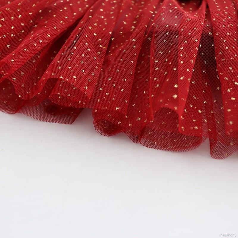 Đầm xoè Tulle tay dài cho bé gái