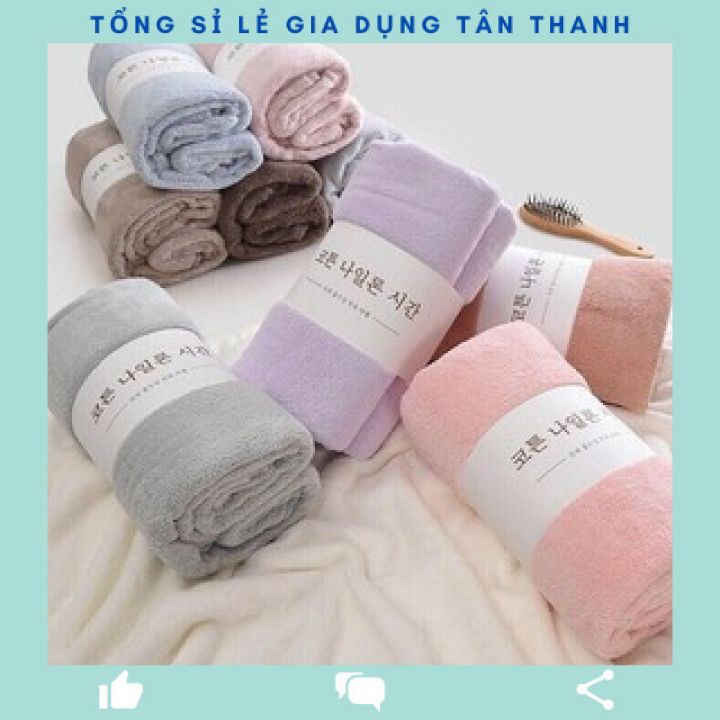 Khăn tắm xuất hàn cao cấp loại 1 thấm nước tốt