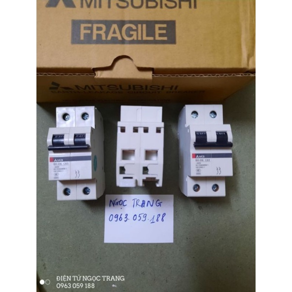Aptomat 2 Pha Misubishi C20A - C32A - C63A
