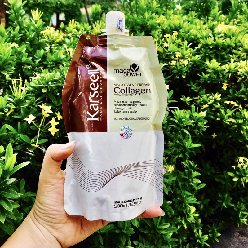 HÀNG CHUẨN — Kem Phủ Lụa Hấp Tóc Bóng Mượt Phục Hồi Tóc Hư Tổn Ủ Bóng COLLAGEN BOSECHER KASSEELL Hương Nước Hoa | BigBuy360 - bigbuy360.vn